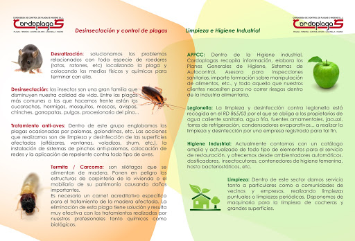 CORDOPLAGAS. CORDOBESA DE CONTROL DE PLAGAS E HIGIENE S.L.U.